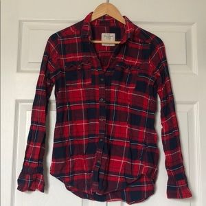 Plaid button up flannel